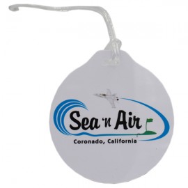 Photosmart Round Bag Tag with Logo