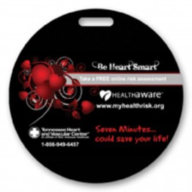 Laminated Event Tag (2.5") Circle with Logo
