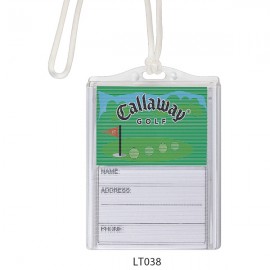 Logo In-Motion Luggage Tag (Golf Green) with Logo  Logo In-Motion Luggage Tag (Golf Green) with Logo