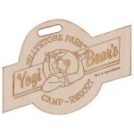 Wood Event/Golf Tags (11-15 Sq. In) with Logo