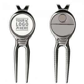 Logo Printed Golf Bent Fork Divot Tool Repair Tool  Logo Printed Golf Bent Fork Divot Tool Repair Tool