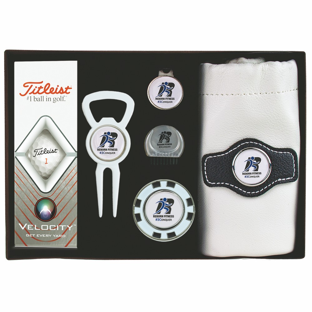 Gold Golf Kit Custom Imprinted Gold Golf Kit Custom Imprinted