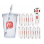 Custom Branded Par One Tumbler Tee Cup Pack