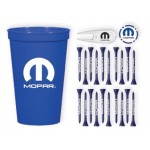 Logo Printed Stadium Tee Cup Pack