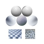 Custom Imprinted Golf Training Balls Double Layer Construction Practice Ball