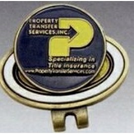 Visor Clip/ Ball Marker Set with Logo  Visor Clip/ Ball Marker Set with Logo