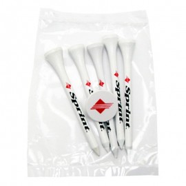 Custom Imprinted 5 Tees and 1 Ball Marker  Custom Imprinted 5 Tees and 1 Ball Marker