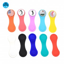 Silicone Golf Hat Clip Ball Marker with Logo  Silicone Golf Hat Clip Ball Marker with Logo