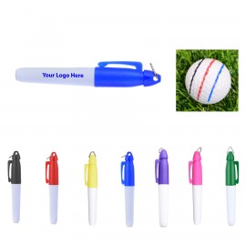 Logo Printed Golf Ball Marker