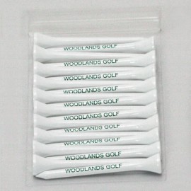 Poly Bagged Golf Tee Set - 25 Tees - 1-color imprint with Logo  Poly Bagged Golf Tee Set - 25 Tees - 1-color imprint with Logo