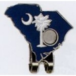 South Carolina Stock Hat Clip with Logo