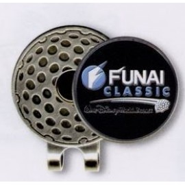 Logo Printed Stock Classic Hat Clip w/ Ball Marker  Logo Printed Stock Classic Hat Clip w/ Ball Marker