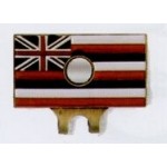 Stock Hawaii Flag Hat Clip with Logo