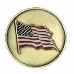 Custom Branded American Flag Stock Ball Markers