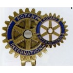 Rotary International Stock Hat Clip with Logo
