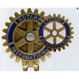 Rotary International Stock Hat Clip with Logo