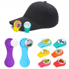Silicone Golf Ball Marker Clip with Logo