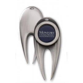 3.25" Divot Tool w/ 1" Ball Marker with Logo