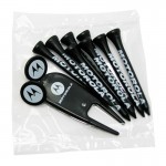 8 Tees, 2 Ball Markers and 1 Divot Tool with Logo