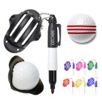Golf Ball Liner Keychain with Logo