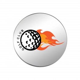 Silver Color Golf Ball Marker with Logo
