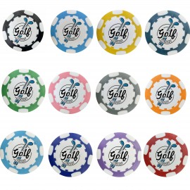 Custom Imprinted Poker Chip Golf Ball Marker