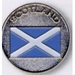 Logo Printed Stock Ball Markers (Scotland/ Flag)