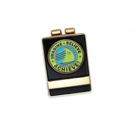 Money Clip w/Soft Enamel Ball Marker with Logo