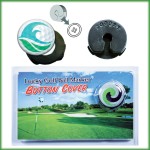 Custom Branded Golf Ball Marker Button Cover (3/4" Domed Metal Marker)