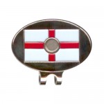 England Flag Hat Clip with Logo