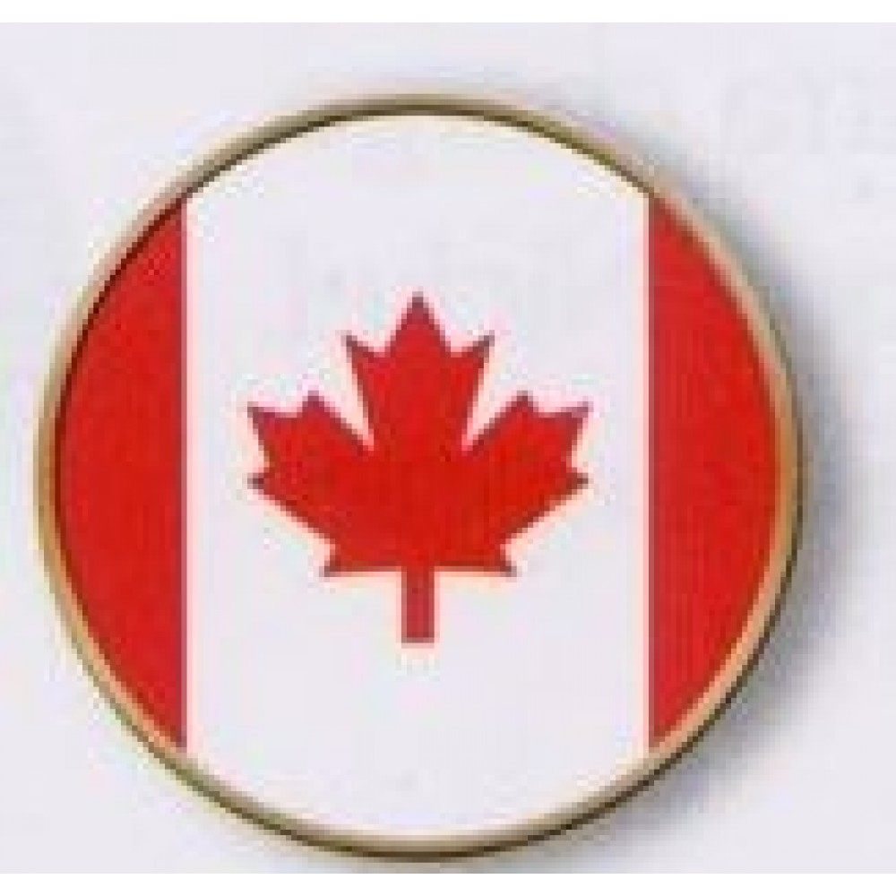 Custom Branded Canada Flag Stock Ball Markers