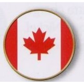 Custom Branded Canada Flag Stock Ball Markers  Custom Branded Canada Flag Stock Ball Markers