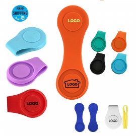 Silicone Golf Hat Clip with Logo