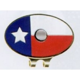 Stock Texas Flag Hat Clip with Logo