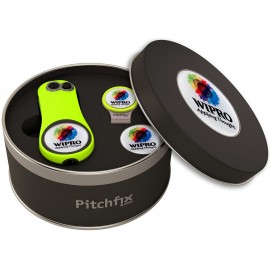 Custom Branded Pitchfix Fusion 2.5 Golf Divot Tool Deluxe Hat Clip Gift Set  Custom Branded Pitchfix Fusion 2.5 Golf Divot Tool Deluxe Hat Clip Gift Set
