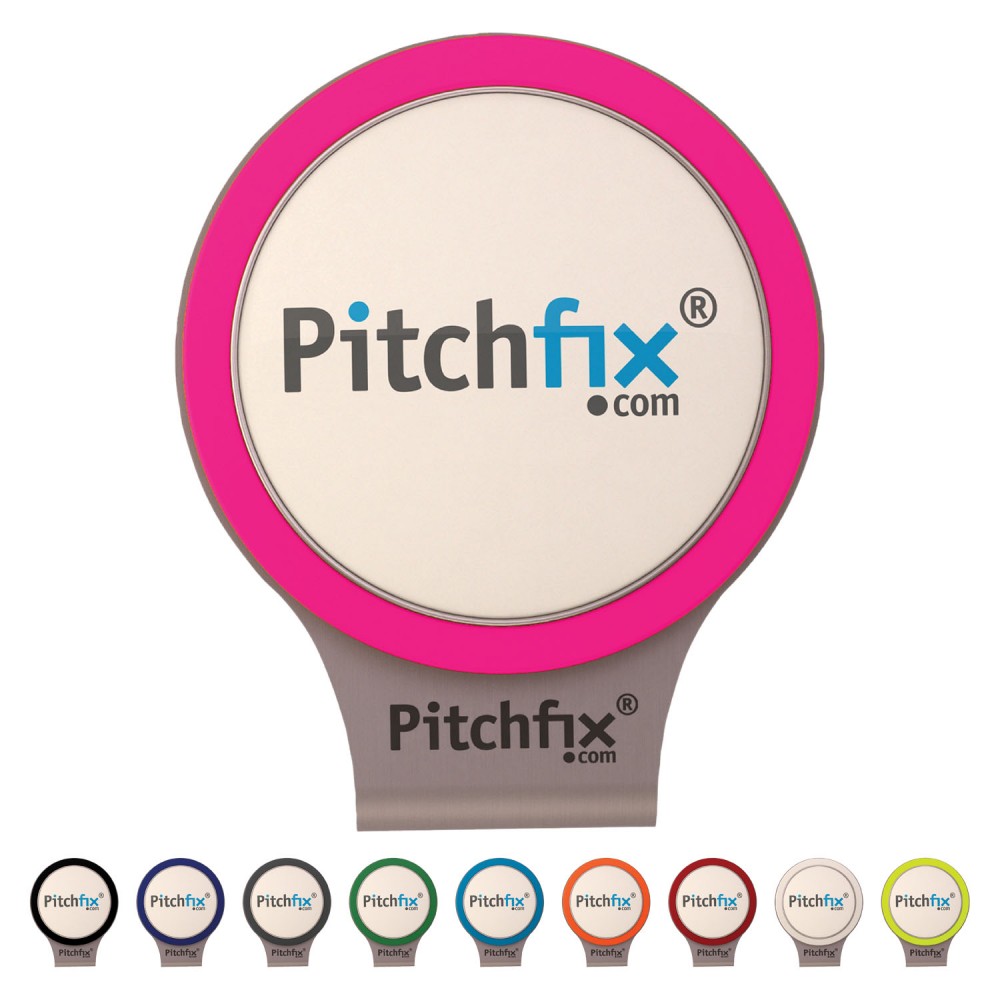 PitchFix Magnetic Ball Marker Hat Clip with Logo PitchFix Magnetic Ball Marker Hat Clip with Logo