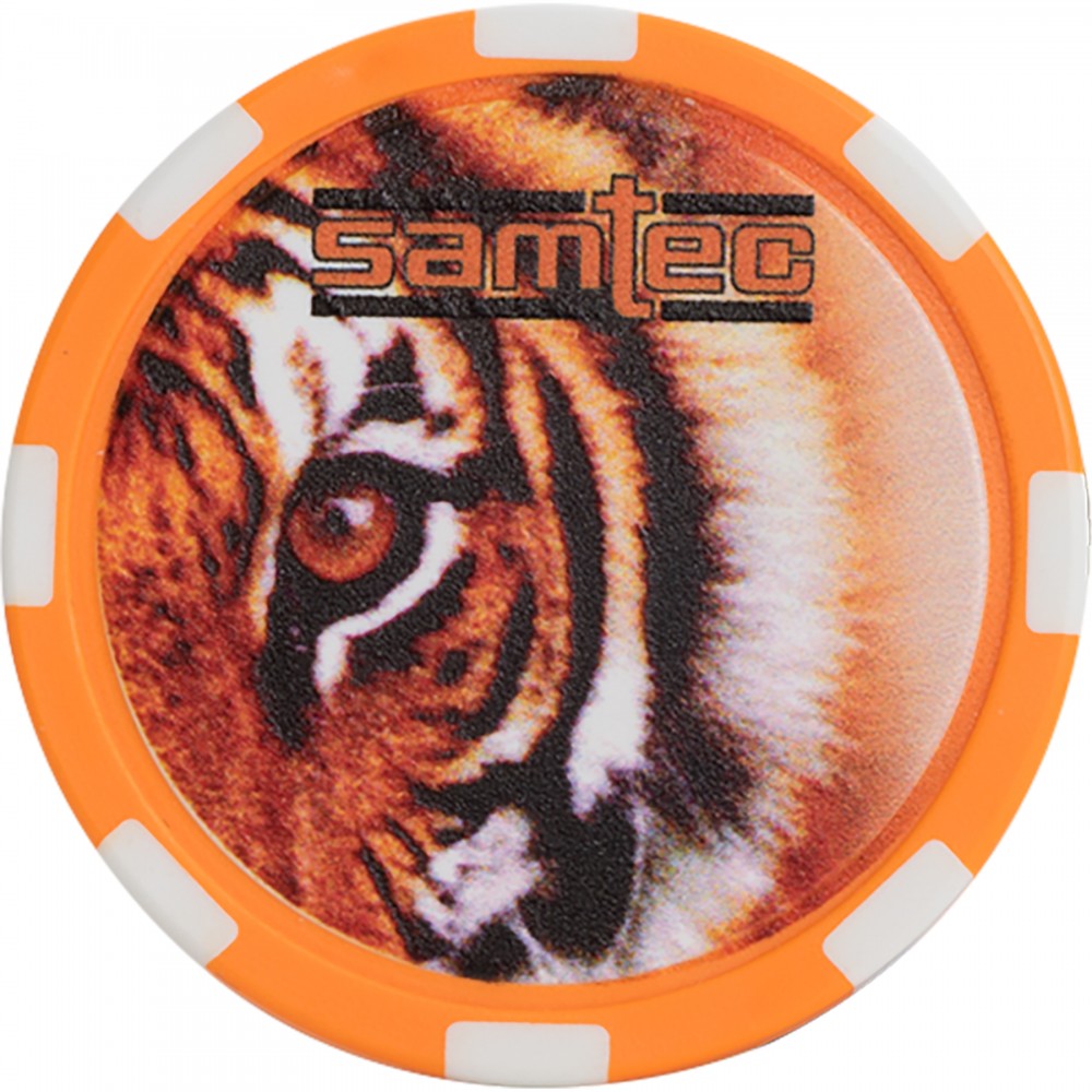 Poker Chip Ball Marker with Logo Poker Chip Ball Marker with Logo