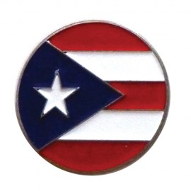 Custom Branded Stock Ball Marker Puerto Rico Flag