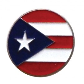 Custom Branded Stock Ball Marker Puerto Rico Flag  Custom Branded Stock Ball Marker Puerto Rico Flag