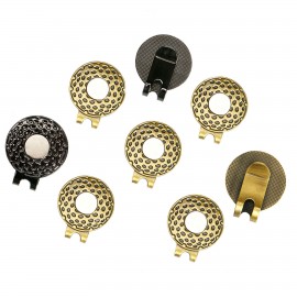 Golf Ball Metal Marker With Clip with Logo  Golf Ball Metal Marker With Clip with Logo