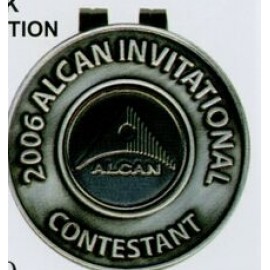 Custom Imprinted Magnetic Money Clip w/ Ball Marker  Custom Imprinted Magnetic Money Clip w/ Ball Marker