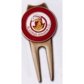 Custom Imprinted Spectrum Repair Divot Tool w/ Clip/ Ball Marker/ Putter Rest  Custom Imprinted Spectrum Repair Divot Tool w/ Clip/ Ball Marker/ Putter Rest