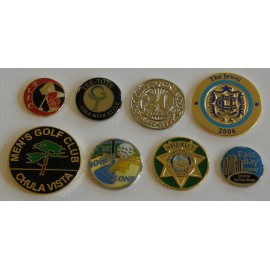 1/2" Custom Die Struck Golf Ball Marker (Large Quantity) with Logo  1/2" Custom Die Struck Golf Ball Marker (Large Quantity) with Logo