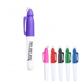 Waterproof Mini Hook Badge Ring Golf Ball Marker with Logo