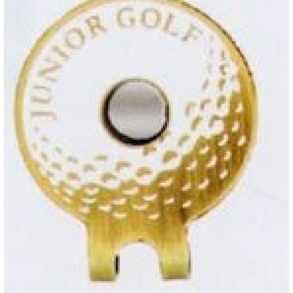 Junior Golf Stock Hat Clip with Logo