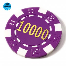 Custom Poker Chip Golf Ball Marker with Logo  Custom Poker Chip Golf Ball Marker with Logo