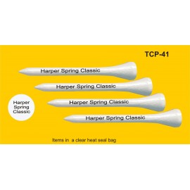 Logo Printed Golf Combo Pack - 4 Tees / Ball Marker (2 3/4" Tee)  Logo Printed Golf Combo Pack - 4 Tees / Ball Marker (2 3/4" Tee)