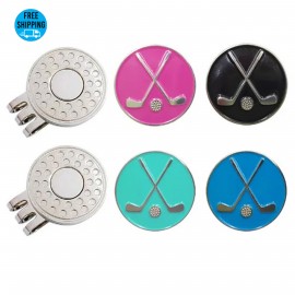 Golf Ball Markers with Hat Clips with Logo  Golf Ball Markers with Hat Clips with Logo