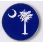 Logo Printed Stock Ball Markers (South Carolina Flag)