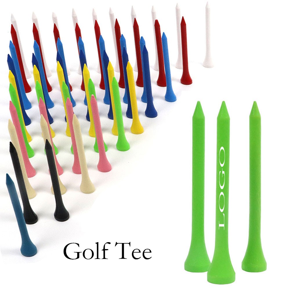 Logo Printed 2"-3 1/3" Custom Wood Golf Tees